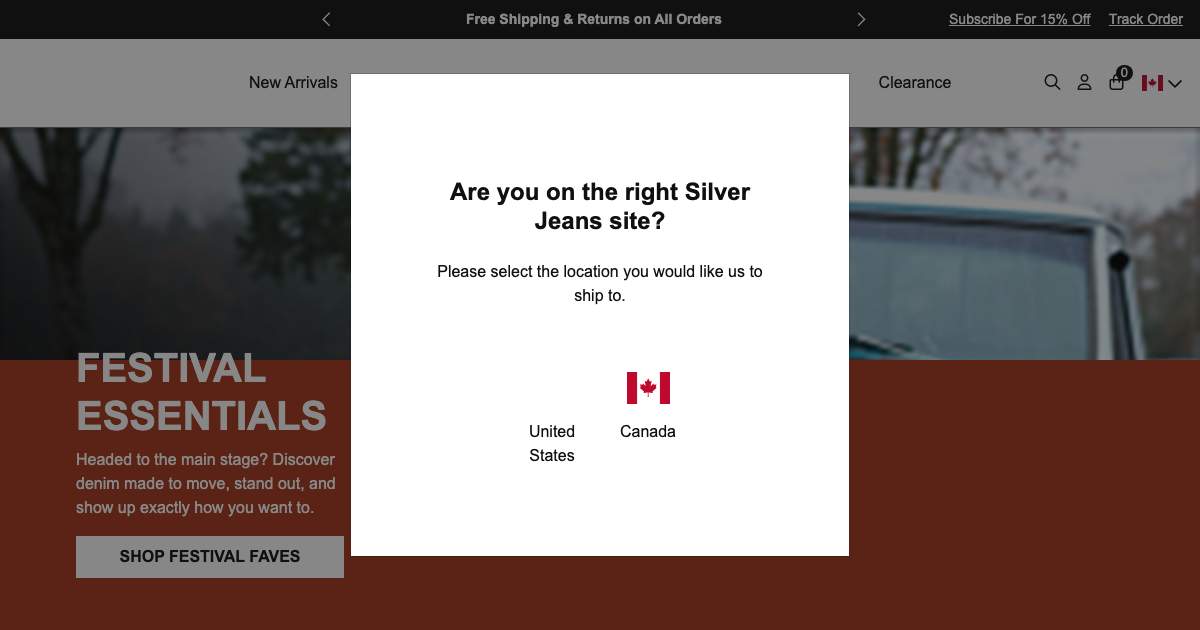 Silver Jeans Canada